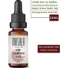 Prime Masala Saf Nar Çekirdeği Yağı 20 Ml. (Pomegranate Carrier Oil) Soğuk Pres