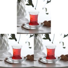 Prime Lav Inci 6'lı Çay Bardağı 3lü Paket