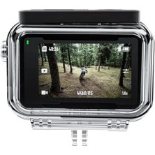 Prime Su Geçirmez Kılıf – Djı Osmo Action 3/4/5 Pro Uyumlu, 45M Derinlik, Anti-Fog Özellikli, Hızlı Kilit Sistemli Dalgıç Kılıf, Şeffaf Lens Koruma Camı ile