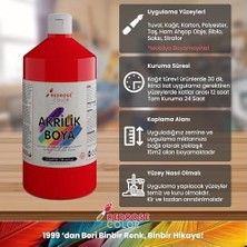 Prime Kırmızı Akrilik Boya 1000 gr