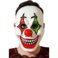 Prime Halloween Maske Palyaço Kırmızı Yeşil