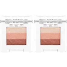 Prime Yumuşak Dokulu, Dökülme Yapmayan 3 Renkli Göz Farı Triple Shadow No.6 (Marsala Red) (2 Paketi)