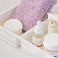 Prime Wh-72 Çekmece Içi Iki Bölmeli Çok Amaçlı Organizer Beyaz- Dolap Içi Düzenleyici Organizer