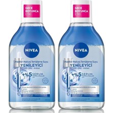 Prime Micellar Yenileyici Makyaj Temizleme Suyu 400 Ml,suya Dayanıklı Makyajı Çıkarır,ovalaa Gerektirmez, Serum Içerikli,pantenol (2 Paketi)