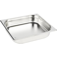 Prime Paslanmaz Çelik Gastronom/gastronorm Küvet Gn 2/3-65 (35,4 x 32,5 x 6,5 Cm)