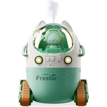 Prime Mini USB Nemlendirici 220 Ml, LED Gece Lambası, Küçük Sevimli Nemlendirici Bulit, Çocuklar, Bitki, Yatak Odası, Ofis, Çalışma Masası, Bebek Odası, Pilsiz (Yeşil-Huhu)