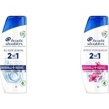Prime & Shoulders Seti | Klasik Bakım 2'si 1 Arada Şampuan 300ML X2 + Ipeksi Yumuşaklık 2'si 1 Arada Şampuan 300ML X2