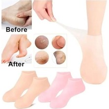 Prime Silikon Ayak Bakım Çorabı, Nemlendirici Jel Destekli, Çatlak Önleyici, Ölü Deri Atıcı, Ayak Bakımı Için Ideal, Yumuşak ve Rahat Tasarım, Tekrar Kullanılabilir,