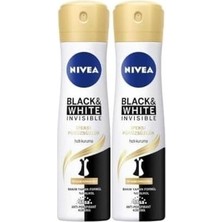 Prime Kadın Sprey Deodorant & Invisible Ipeksi PÜRÜZSÜZLÜK,48SAAT Koruma 150MLX2