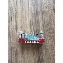 Prime Dekoratif Mıknatıs, Antik Şehir Temalı, Metal Malzeme, Kırmızı ve Mavi Renkli, Için Uygun
