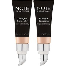 Karok Ticaret Cosmetics Collagen Concealer 01 Kolajen Içerikli Spf 20 Göz Altı Kapatıcısı (2 Paketi)