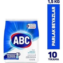 Prime Abc Deterjan Matik Parlak Beyazlar 1,5 kg (2 Paketi)