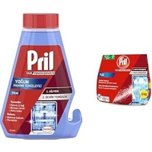 Prime Pril 5 Etkili Yoğun Makina Temizleyici (1 x 250 Ml) ve Pril Duo Power Experts Kirece Karşı Etkili Bulaşık Makinesi Tuzu (1 x 2000 G)