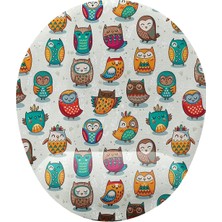 Prime Sevimli Baykuşlar Bilek Destekli Mouse Pad