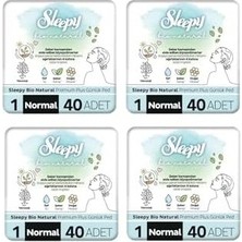 Prime Bio Natürel Premium Plus Günlük Ped 40 Li*4 Adet