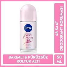 Prime Kadın Roll On Deodorant Pearl & Beauty + Men Erkek Roll On Deodorant & Invisible Fresh 50 ml X2