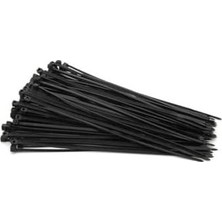 Prime Siyah Kablo Bağı Plastik Cırt Kelepçe 4.8X300MM 30CM (100)