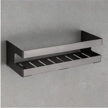Prime Banyo Duş Raf Sistemi Füme Renk 98X100X250 mm