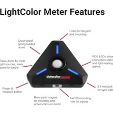 Prime Datacolor Lightcolor Metre - Fotoğraf, Video ve Sinema Için Bluetooth Özellikli Işık ve Renk Sıcaklığı Ölçer - Sürekli Gerçek Zamanlı Veri Akışı - Taşınabilir, Kompakt, Düşmeye Dayanıklı