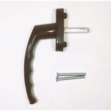 Prime Pvc Pimapen Pencere Kolu Balkon Sürme Kapı Kolu (5, Koyu Kahverengi)