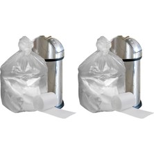 Prime Plasticplace W55HDC1 55-60 Galon Çöp Torbaları - 12 Mikron - Temiz Yüksek Yoğunluklu Çöp Kutusu Astarları 36" x 60" (200 Adet) (2 Paketi)