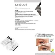 Prime Eyebrow Tint Vegan Kaş Boyası Seti 1.1 Kül Gri