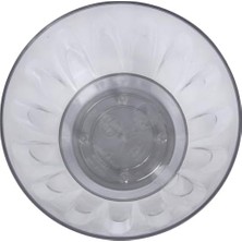 Prime 2 Adet Plastik Orkide Saksısı Seti 1,5 Lt Gizli Tabaklı Şeffaf Saksı 145 x 135 mm