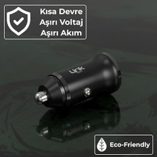 Prime C480E 12W 2x USB Araç Içi Şarj Adaptörü (Başlık) Siyah