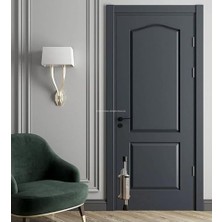 Prime Basmalı Kapı Stoperi, 4 Vida Dahil, Dayanıklı Metal, Kolay Montajlı, Modern Tasarımlı Kapı Tutucu, Estetik ve Ergonomik Iç Mekan Aksesuarı (Gri)