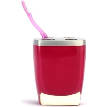 Prime Diş Fırçalık Gri Pembe Poliresin Model