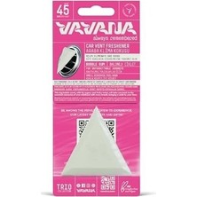Prime Vavana Trio Araba Klima Kokusu - Sakız Aromalı Oto Kokusu | Bpa & Sıvı Içermez | 45 Gün Etkili Araç Kokusu (Big Babol)