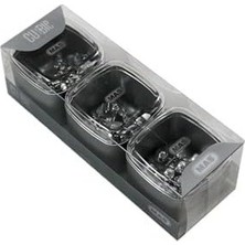 Prime Mas Cubbie Premium 3'lü Kutu Ataş Raptiye Seti, Silver