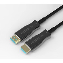 Prime Aoc Fiber HDMI 2.1 Kablo - 48GBPS, 8k 60Hz, 4K 120Hz, 4K 60Hz, Earc, Hdr, D-Hdr, Hdcp2.3, Dolby Vision, Dolby Atmos (20 Metre)