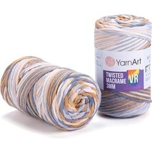 Prime El Örgü Ipi Twısted Macrame 3 mm Vr, 918, 4X250 gr