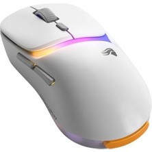 Prime Model D3 Kablosuz Rgb Ultralight 30000 Dpı Gaming Mouse -Mat Beyaz