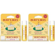 Prime Burt's Bees Birthday Cake Dudak Kremi Blister Ambalaj - Birthday Cake Lip Balm 4.25GR (2 Paketi)