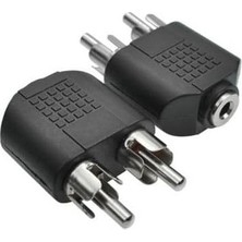 Prime Dişi 3.5 mm Stereo Erkek 2 Rca 2x Erkek Rca Dişi Stereo Jack