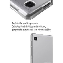 Galaxy Tab A11 8.7 Inç ile Uyumlu Kılıf Kamera Lens Korumalı Şeffaf Silikon Tablet Kılıfı Sova