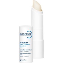 Karok Ticaret Atoderm Lip Stick Besleyici, E Vitamini ve Shea Yağı Içeren Nemlendirici Dudak Bakım Kremi 4 gr