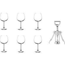 Prime 7 Parça Enoteca Kadeh ve Tirbuşonlu Set