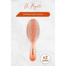 Prime Professional Üç Boyutlu Oval Saç Fırçası Turuncu x 2 Adet