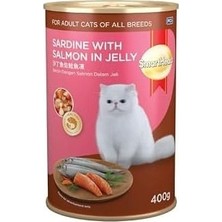 Prime Smartheart Kedi Konservesi Jöle Içinde Somonlu Sardalya 400 gr