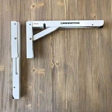 Prime Katlanır Tekne Karananan Masa Ayağı 30CM 1 Takım Beyaz, Hırdavat