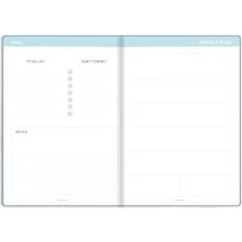 Prime Le 15X21 Süresiz Planlayıcı Ajanda Defter Mavi