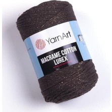 Prime El Örgü Ipi Macrame Cotton Lurex, 736, 4X250 gr