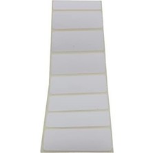 Prime Lamine Termal Etiket 60MM x 30MM Ruloda 1500 Adet 40MM Çapında Direk Termal Transfer Etiketi