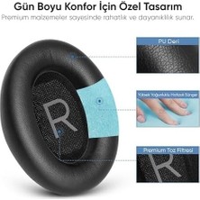 Prime Bose ile Uyumlu Quietcomfort 45 (QC45) & Quiet Se (Qc Se) Için Deri Kulaklık Pedi Hafızalı Yüksek Kaliteli Materyal Kulaklık Süngeri
