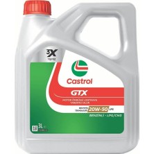 Prime Castrol Gtx Lpg 20W-50 3 Litre Motor Yağı