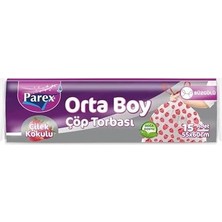 Prime Büzgülü Çöp Torbası Çilek Kokulu Orta Boy