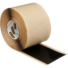 Prime 3m Kauçuk Mastik Elektrik Bandı 2228, 5 cm x 3 M, Siyah, Yalıtım ve Sızdırmazlık Için Kendinden Kaynaşan Kauçuk Bant, 1 Rulo